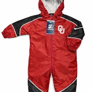 STARTER Kids Red and Black One Piece Footie